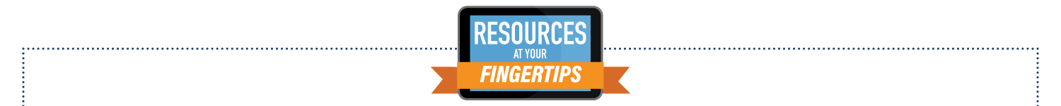 Resources at your fingertips
