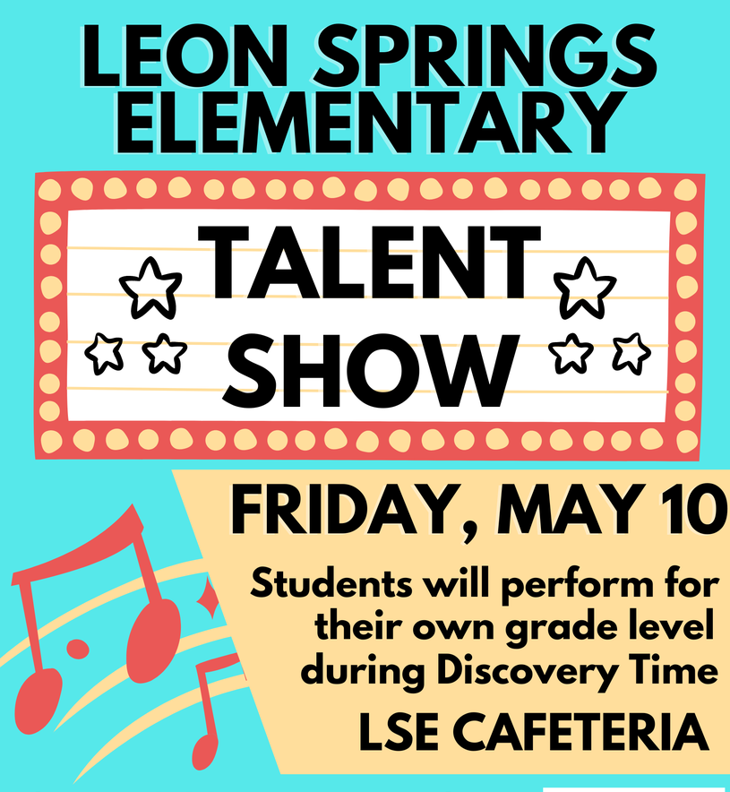 Flyer for talent show